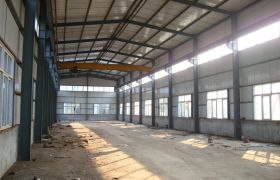 河南岸工业园区单层钢构厂房出租