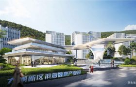 深圳大鹏新区工业上楼滨海健康产业园花园海景独栋火热招商